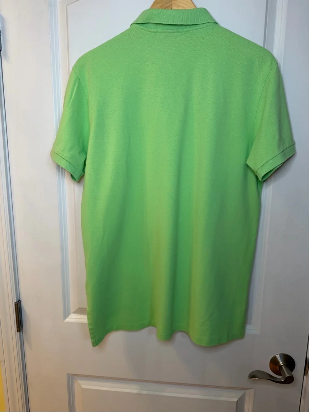 Polo by Ralph Lauren Men’s Slim Fit Lime Green Polo Shirt, size L